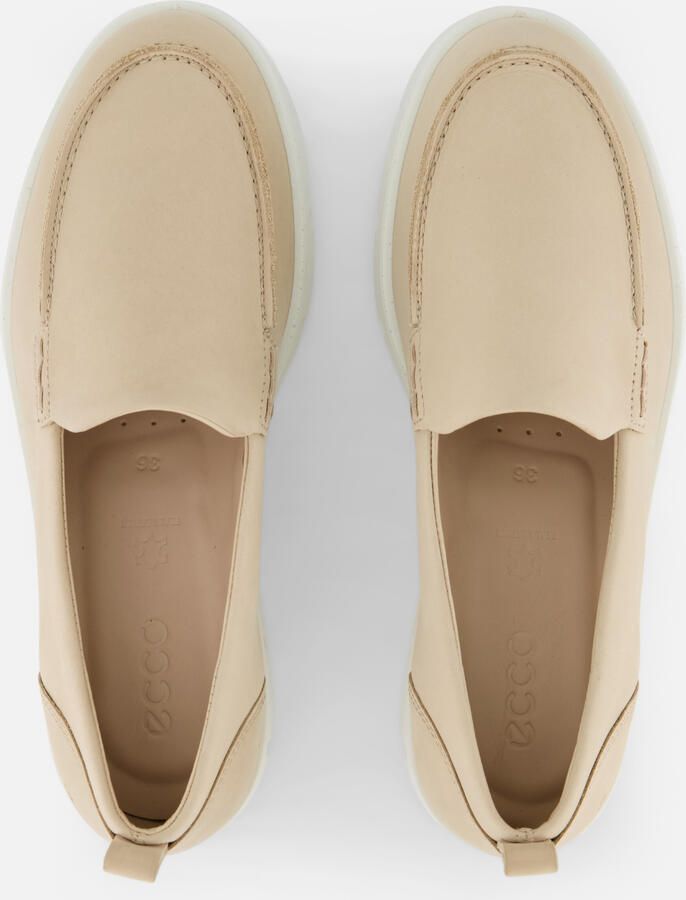 ECCO Bella Summer Instappers beige Nubuck Dames