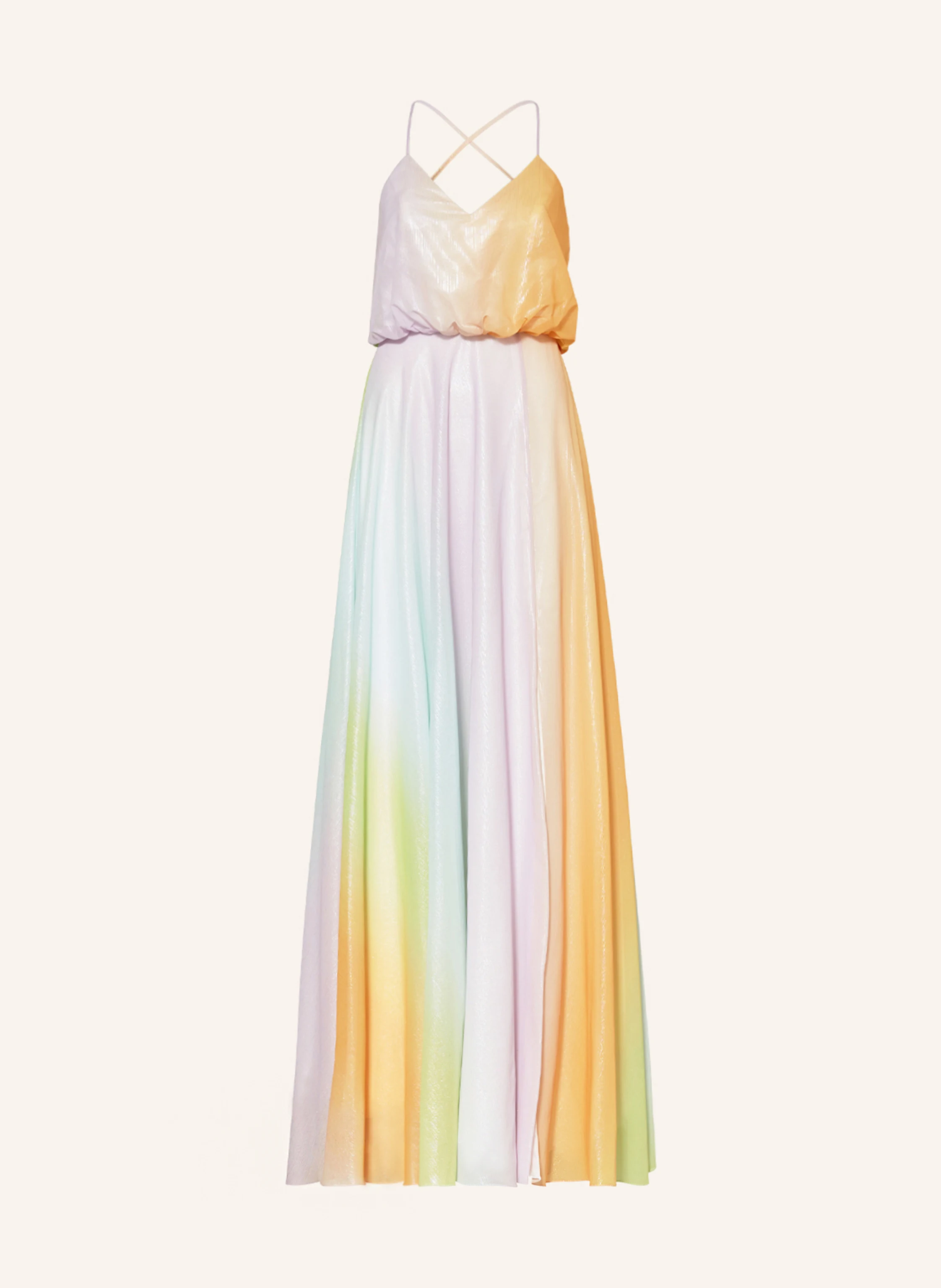 unique Abendkleid mit Glitzergarn