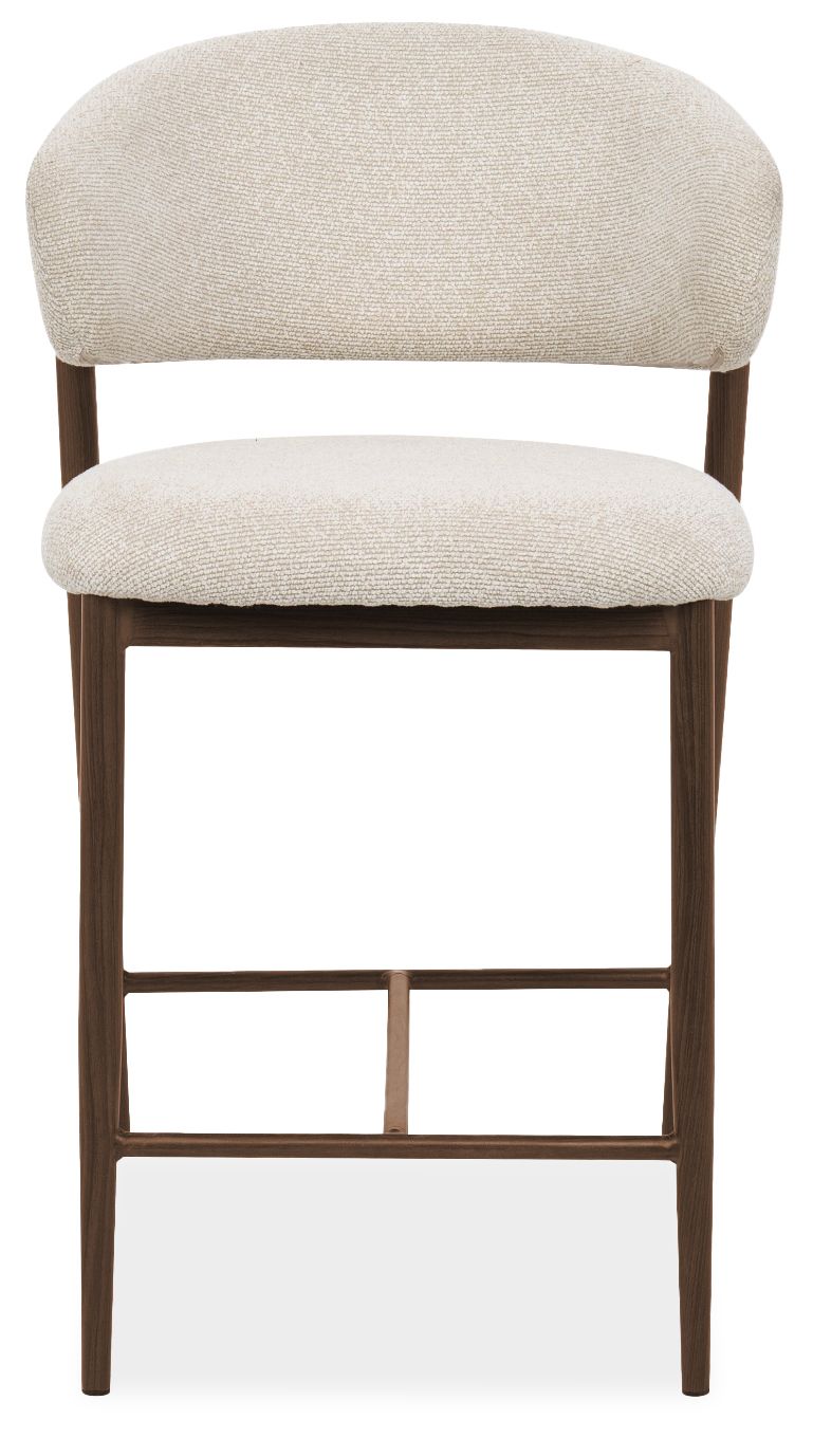 Barkruk Beige Walnut Asento B56 x D59.5 x H96 cm