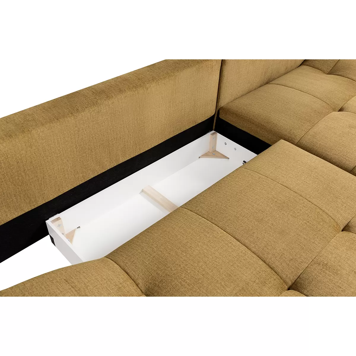 Ecksofa Mia goldgelb