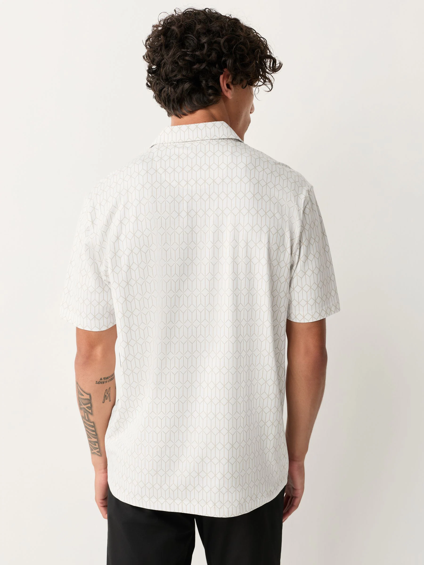 Zwart/goud/wit - Set van 3 jersey poloshirts met korte mouwen
