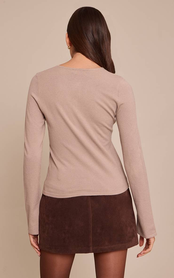 Champignon Cardigan En Maille Fine Boutonné