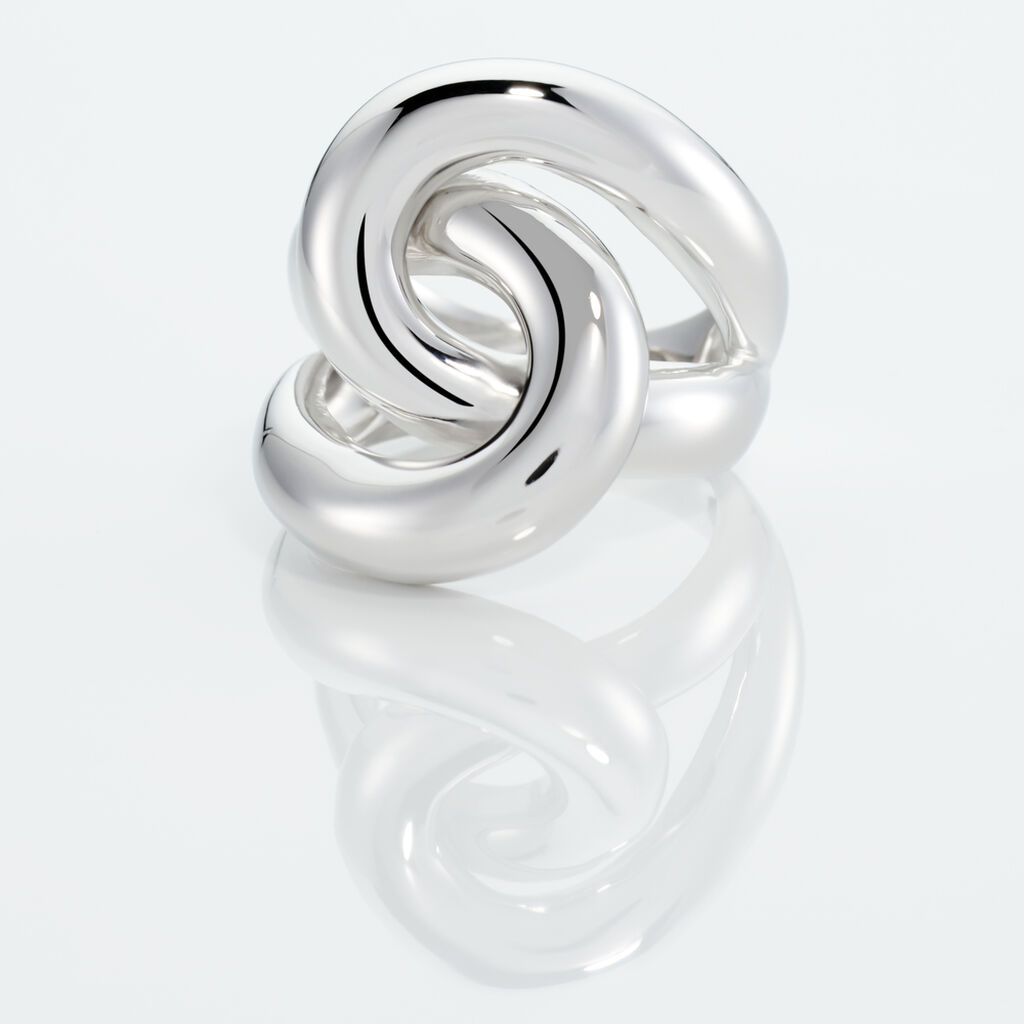 Bague Chaili Argent Blanc