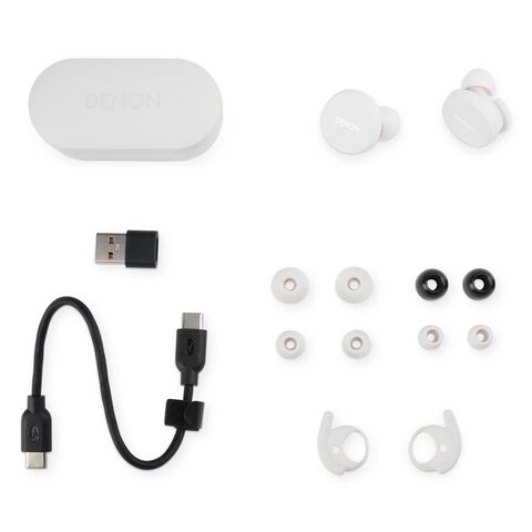 Denon PerL – je persoonlijke in-ear True Wireless-koptelefoon Wit
