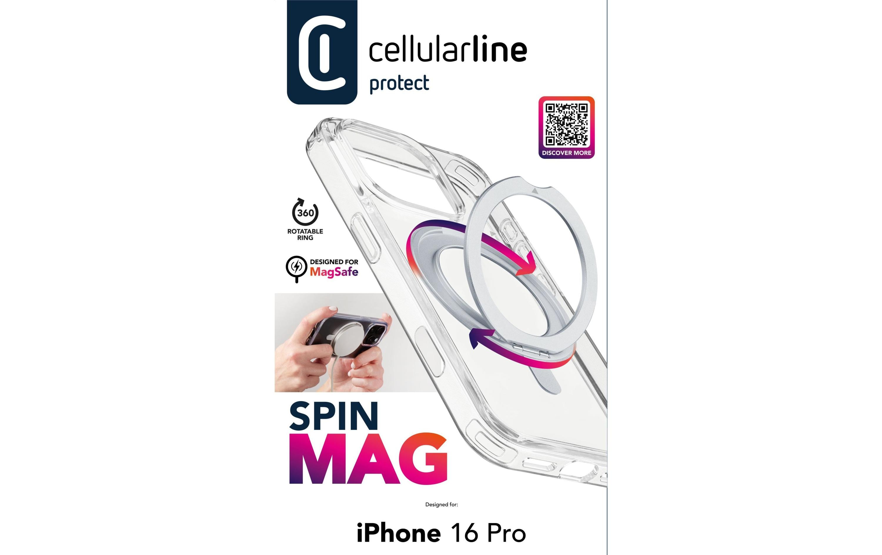 Back Cover Spin iPhone 16 Pro TransparentSchutzhülle für das Apple iPhone 16 Pro