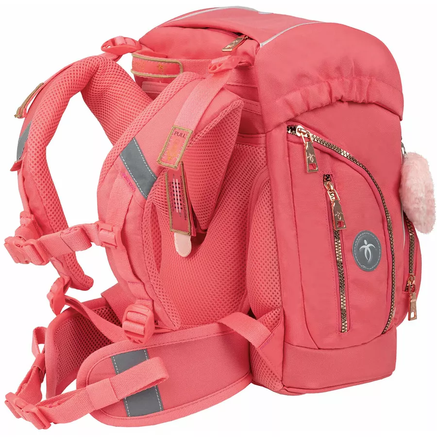 Belmil Schulranzen Premium Comfy Plus Set 5-teilig Rose Quartz
