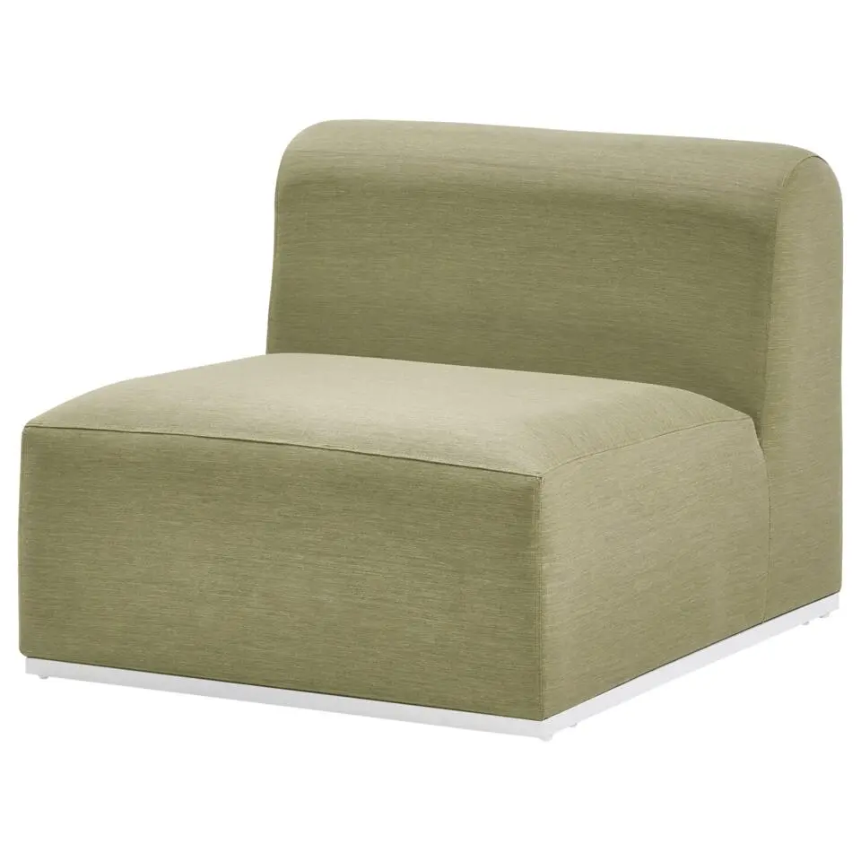 BATTIFOLLO - Loungeset modulair 7-zits - Olijfgroen - Olefine