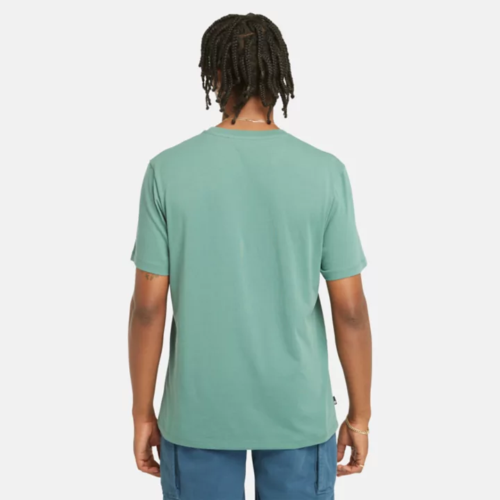 T-shirt à motif sur le devant pour homme en pin maritime