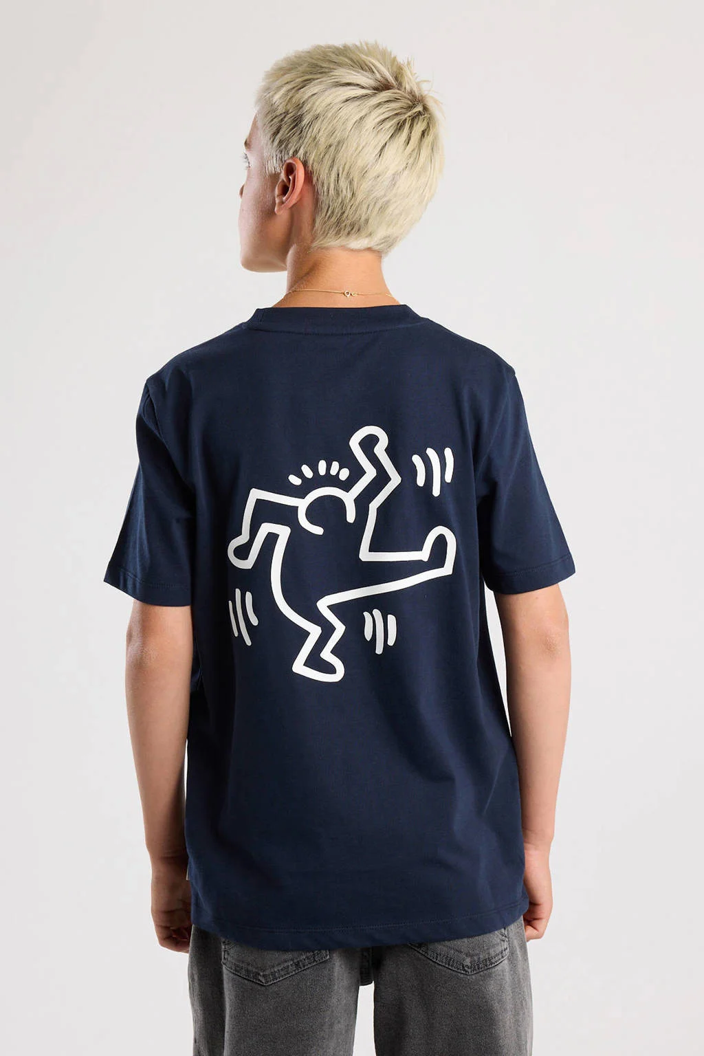 America Today T-shirt donkerblauw