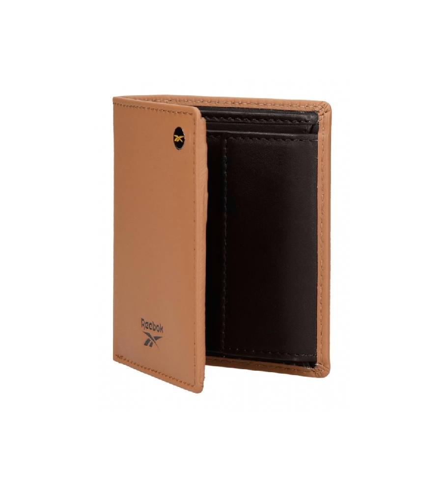 Carteira vertical Reebok Switch marrom