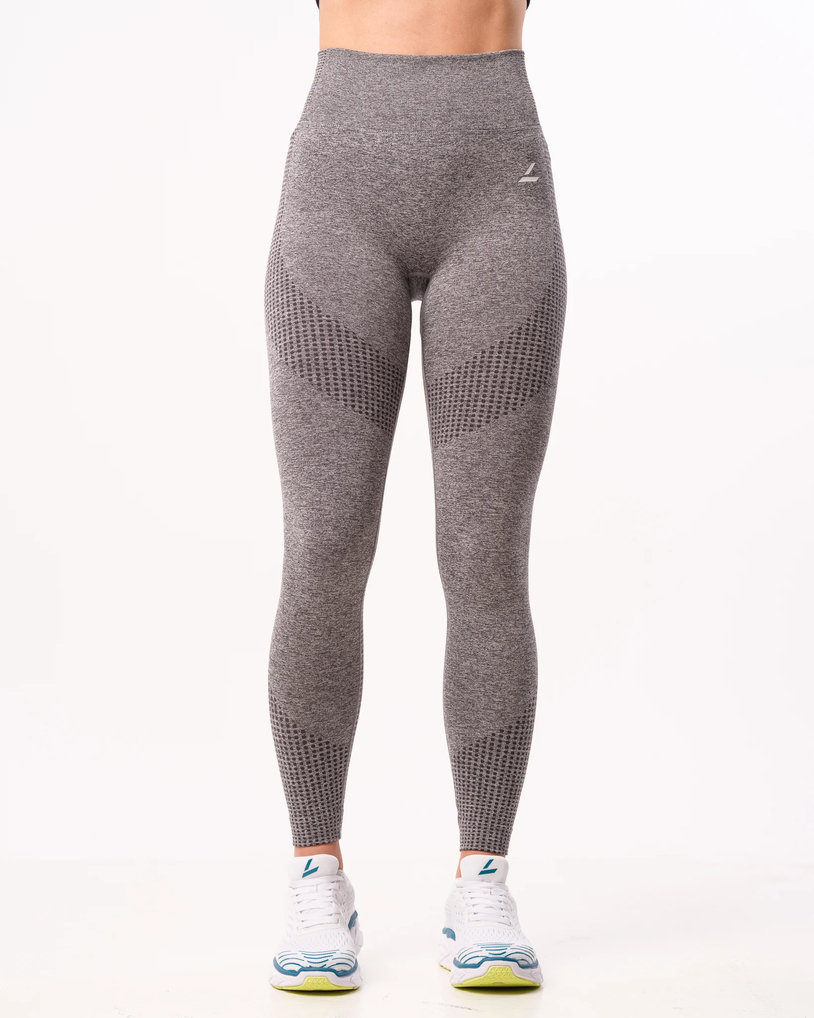 LEVITY Phase Seamless Tights Grey Shark Marl