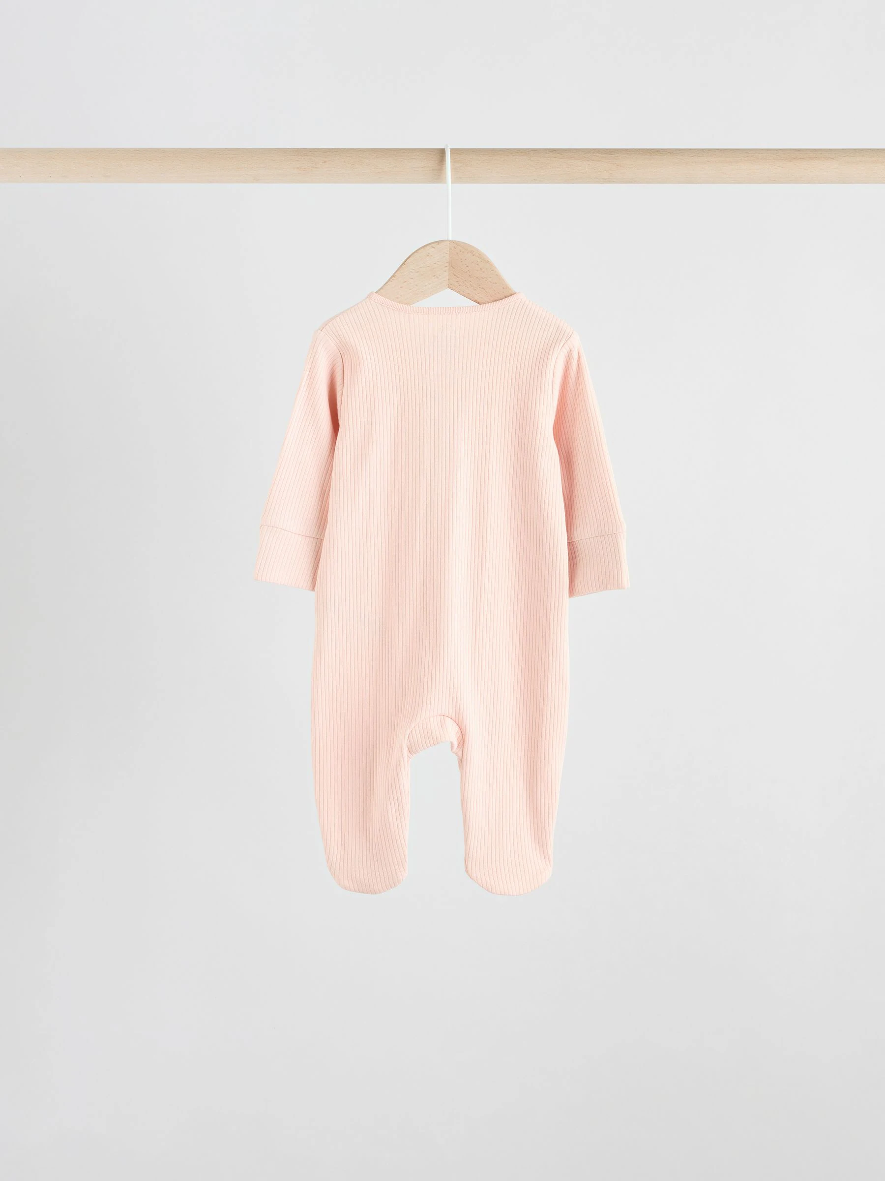Roze - Babypyjama's met tweewegrits (0-2jr)