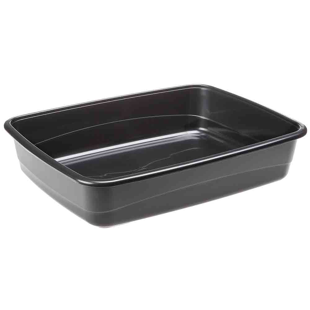 Ferplast bac litiere pour chat, maison de toilette pour chat, litière pour animaux de compagnie, avec bords hauts, 49,5 x 64,5 x h