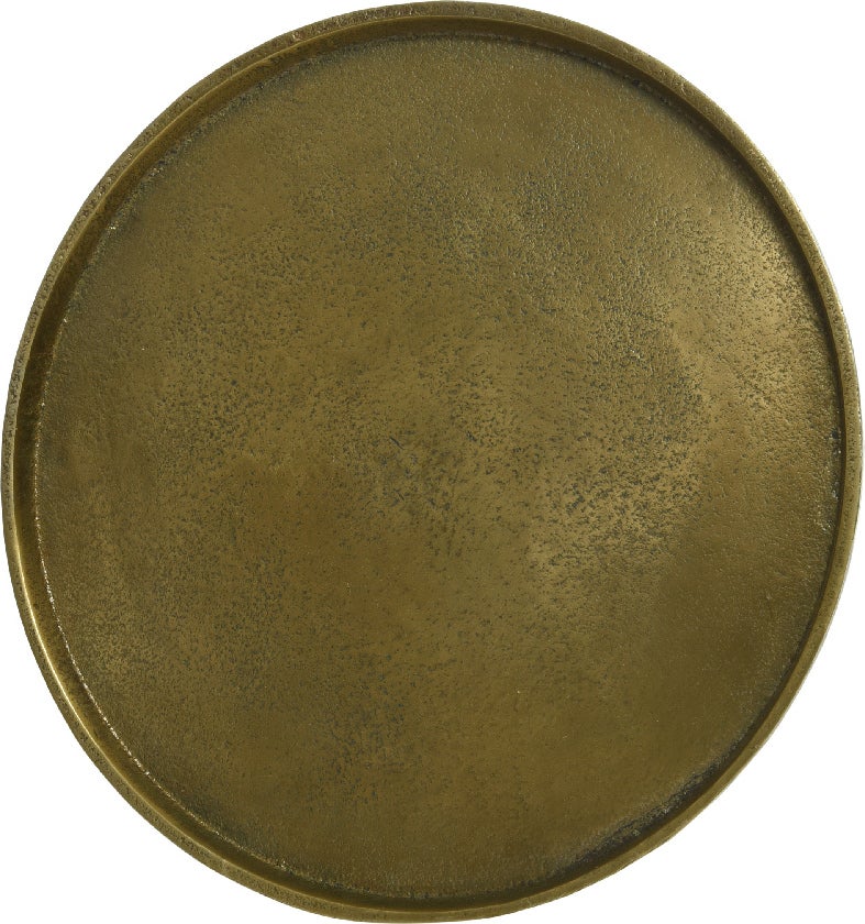 Decoris decoratiebord goud D 20 Hcm