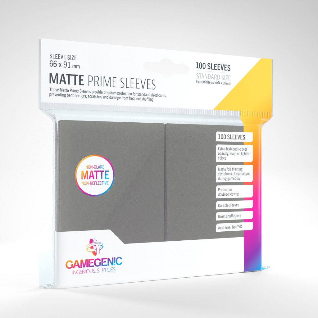 Gamegenic - MATTE Prime Sleeves - 66 x 91 mm