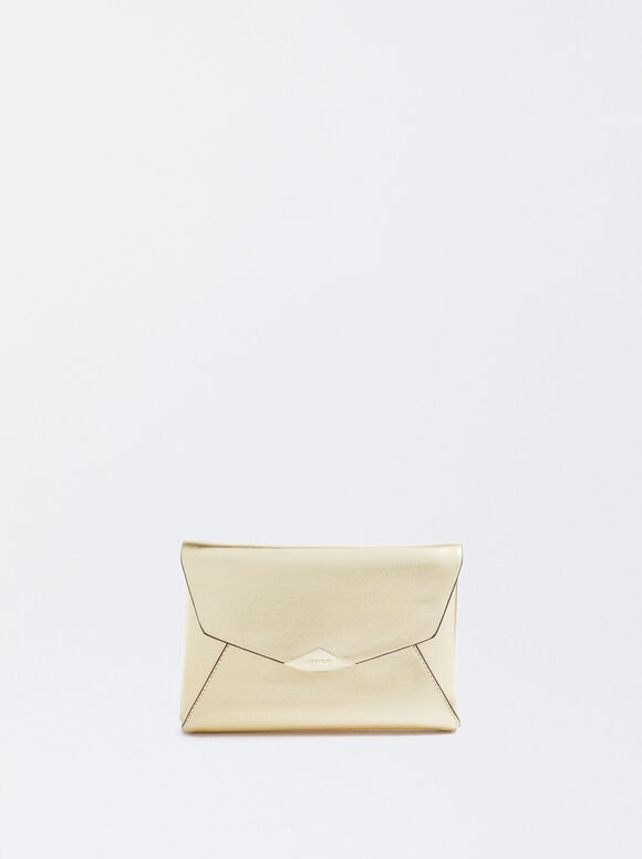 Bolsa de festa metálica - Dourada