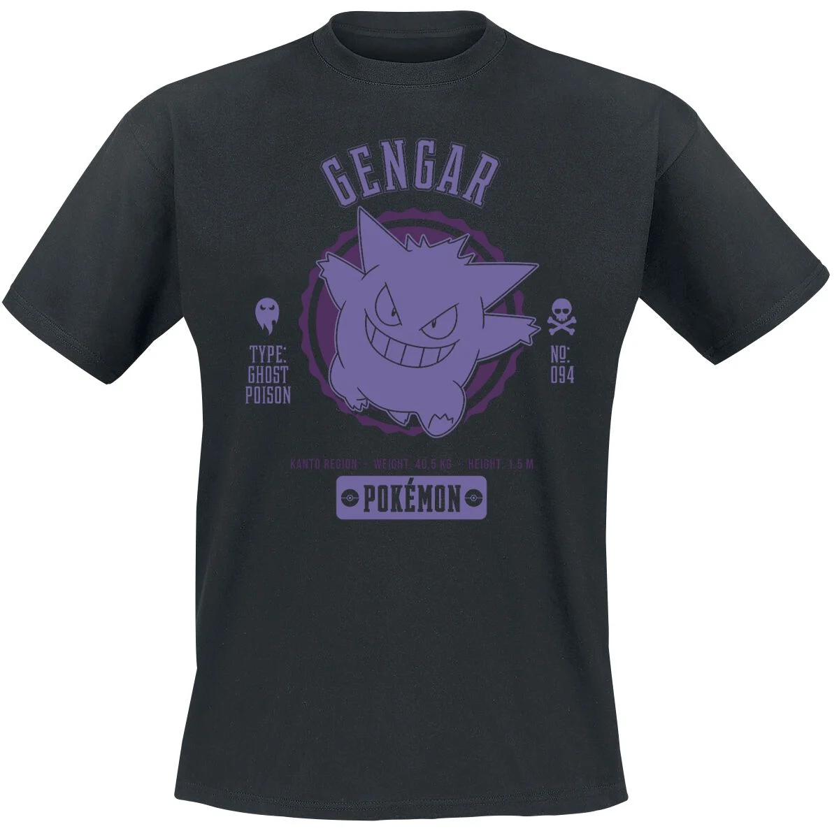 Ectoplasma | Pokémon T-Shirt Manches courtes