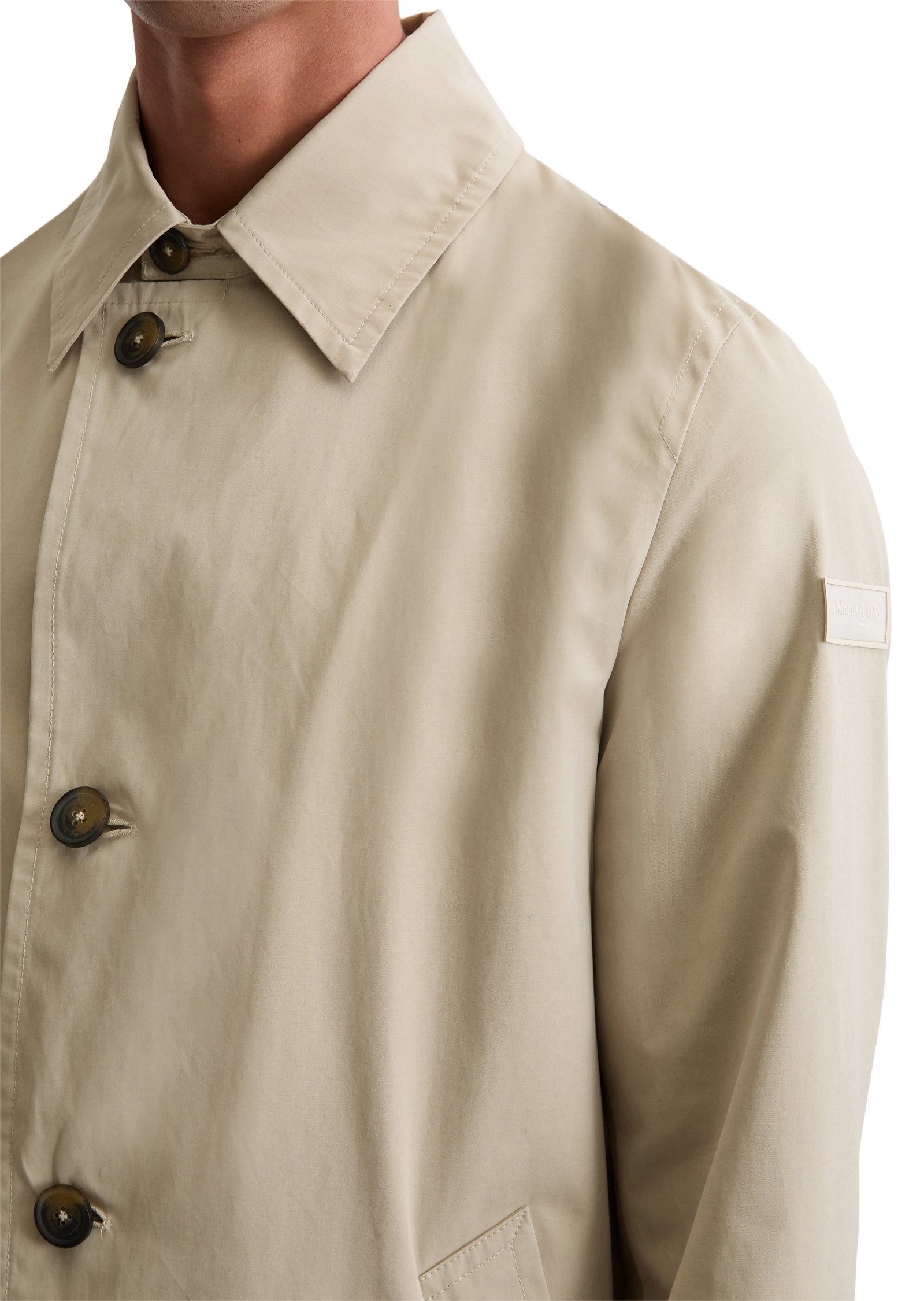 Marc O'Polo Kurzmantel , regular fit im Carcoat-Stil, Gehschlitz hinten