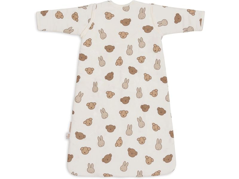 Jollein Baby-Ganzjahresschlafsack Miffy and Friends 90 cm Gefütterter Schlafsack mit abnehmbaren Ärmeln