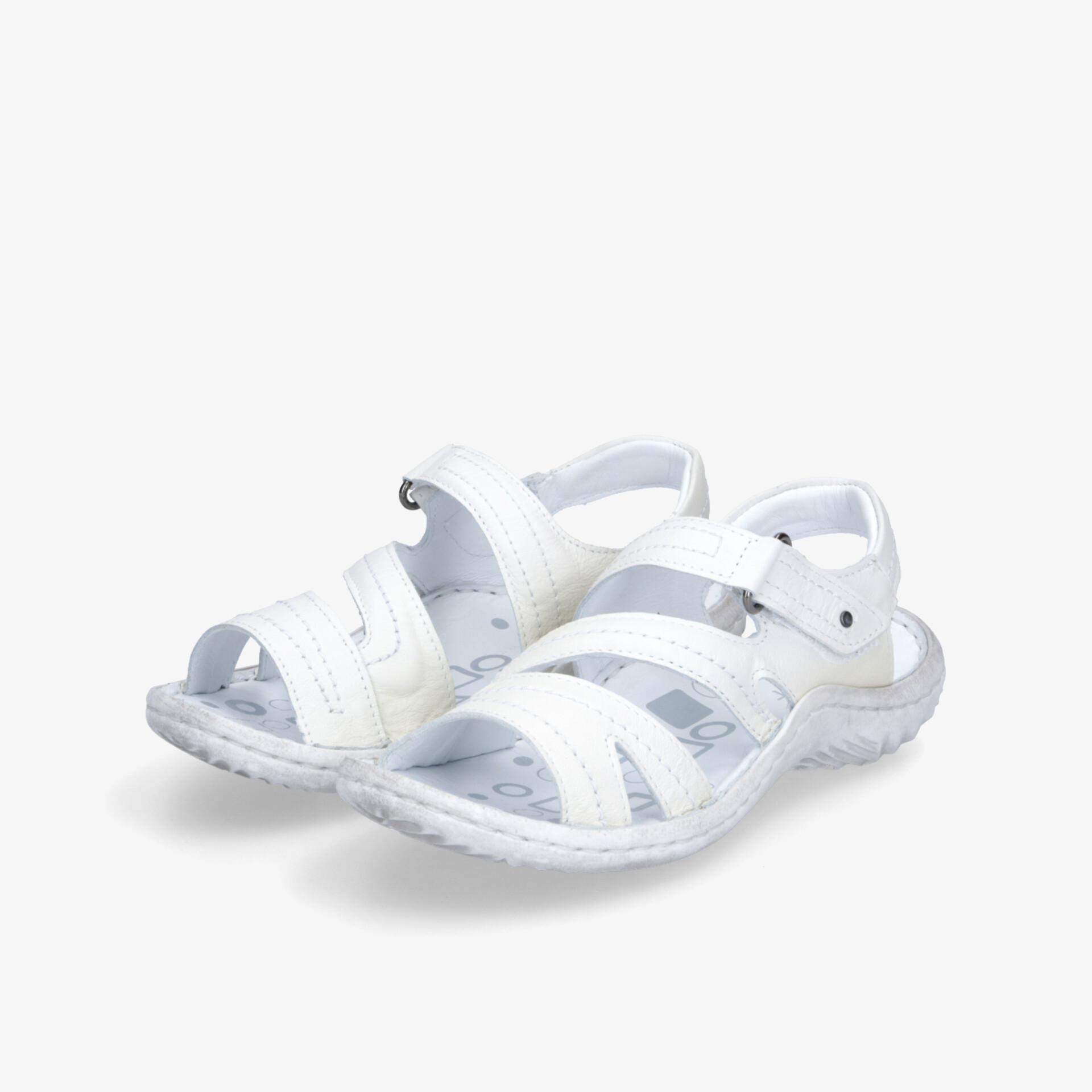 KRISBUT Damen Sandalen weiß