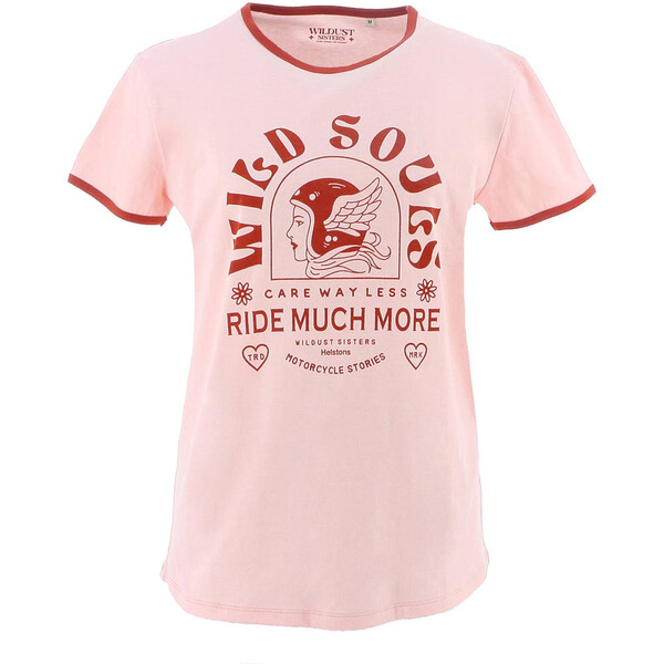Helstons - Wildust - T-shirt femme Wild Soul Rose Clair / Rose