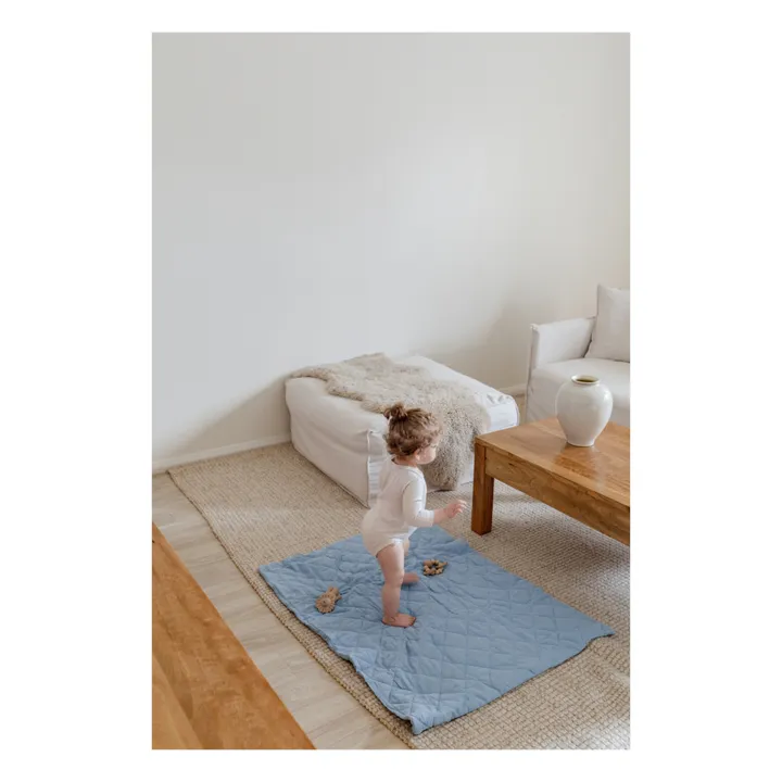 Soft Spot Couverture matelassée en coton bio 90x110 cm | Blue Pea