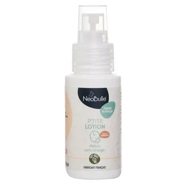 Loção Higiênica e para Troca de Fraldas Néobulle Água Floral Orgânica 100ml