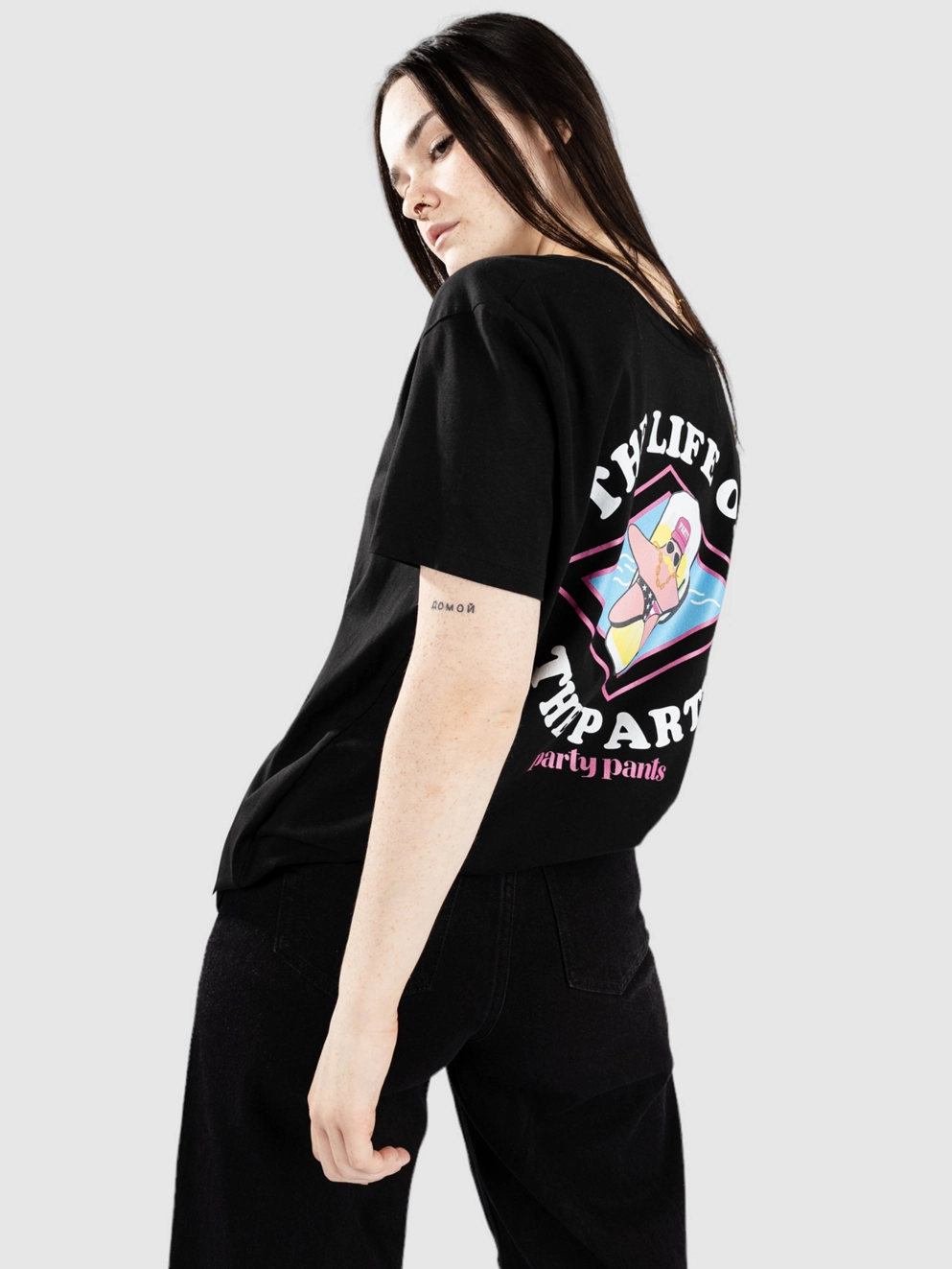 Party Pants Permanent Vacation T-Shirt black