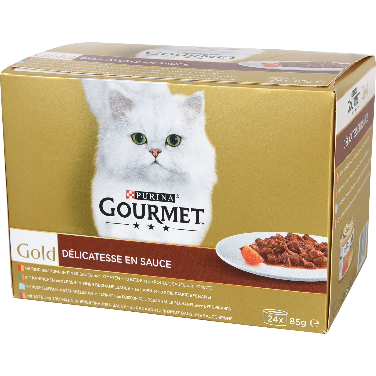 Gourmet Gold Delikat. in Sauce 24x85g
