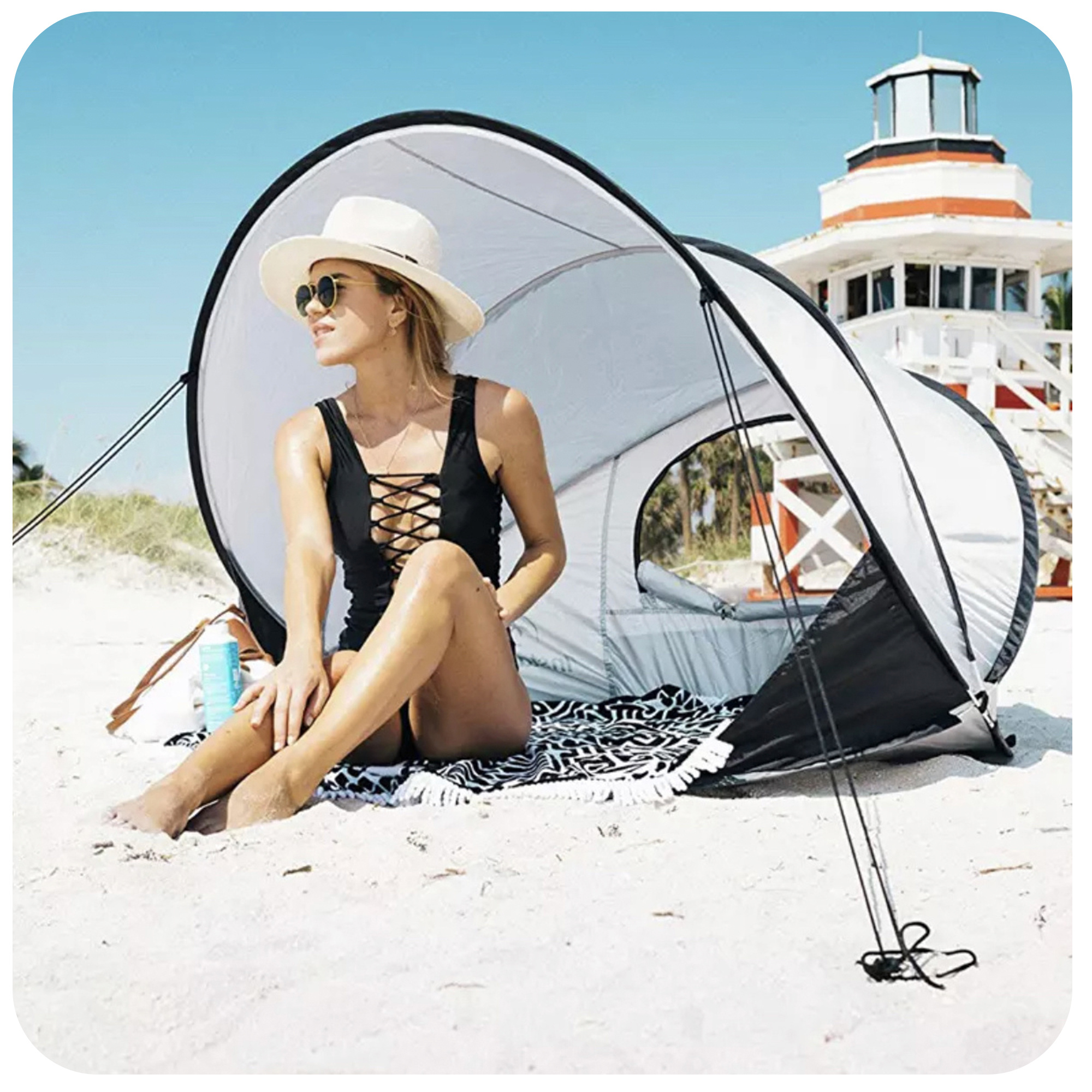 Deryan Luxe Pop Up XXL strandtent