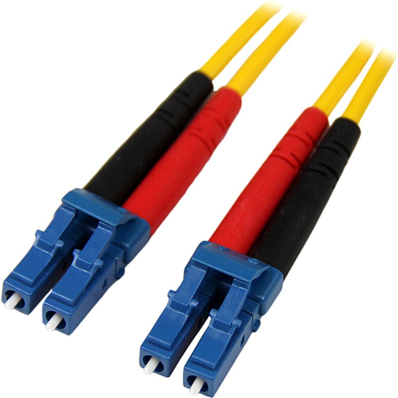 StarTech.com Câble Réseau Fibre Optique LC vers LC Mâle / Mâle - Duplex Monomode 9/125 LSZH - Jaune 4 m