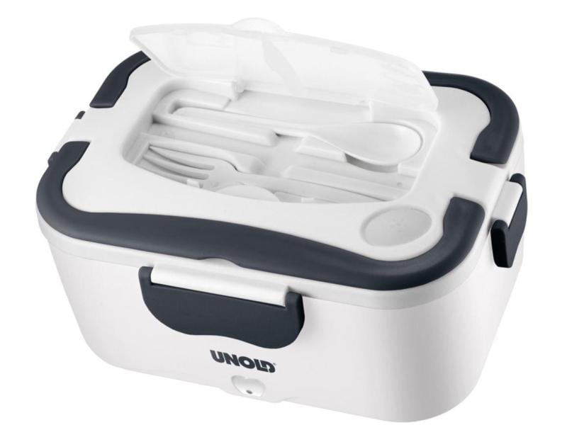 Unold Lunchbox Weiss Elektrische Lunchbox zum Erwärmen von Speisen