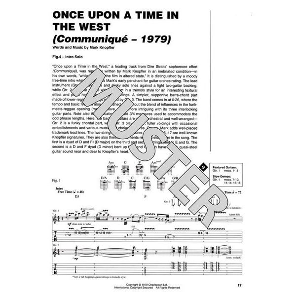 Hal Leonard Mark Knopfler Signature Licks