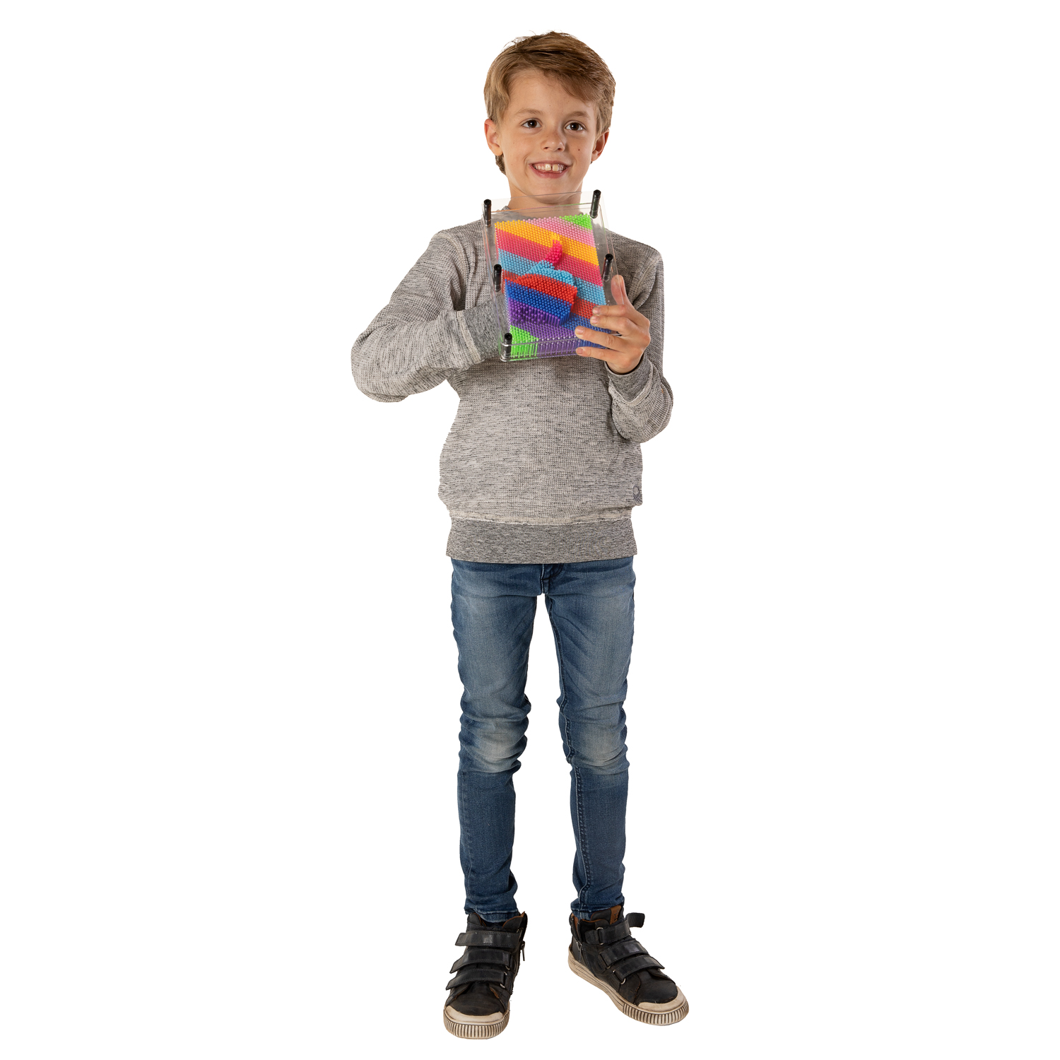 Spijkerkunst Regenboog Groot