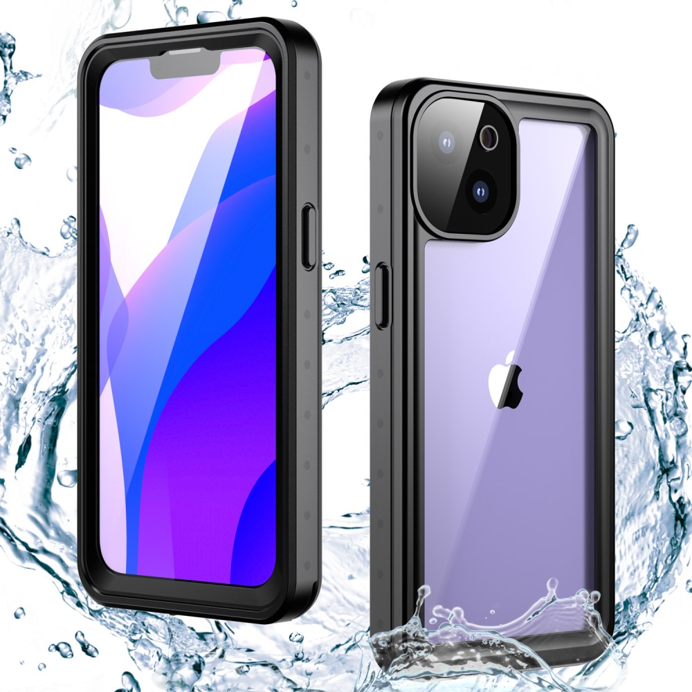 iPhone 13 Wasserfeste Outdoor Schutz Hülle (IP68) - Schwarz