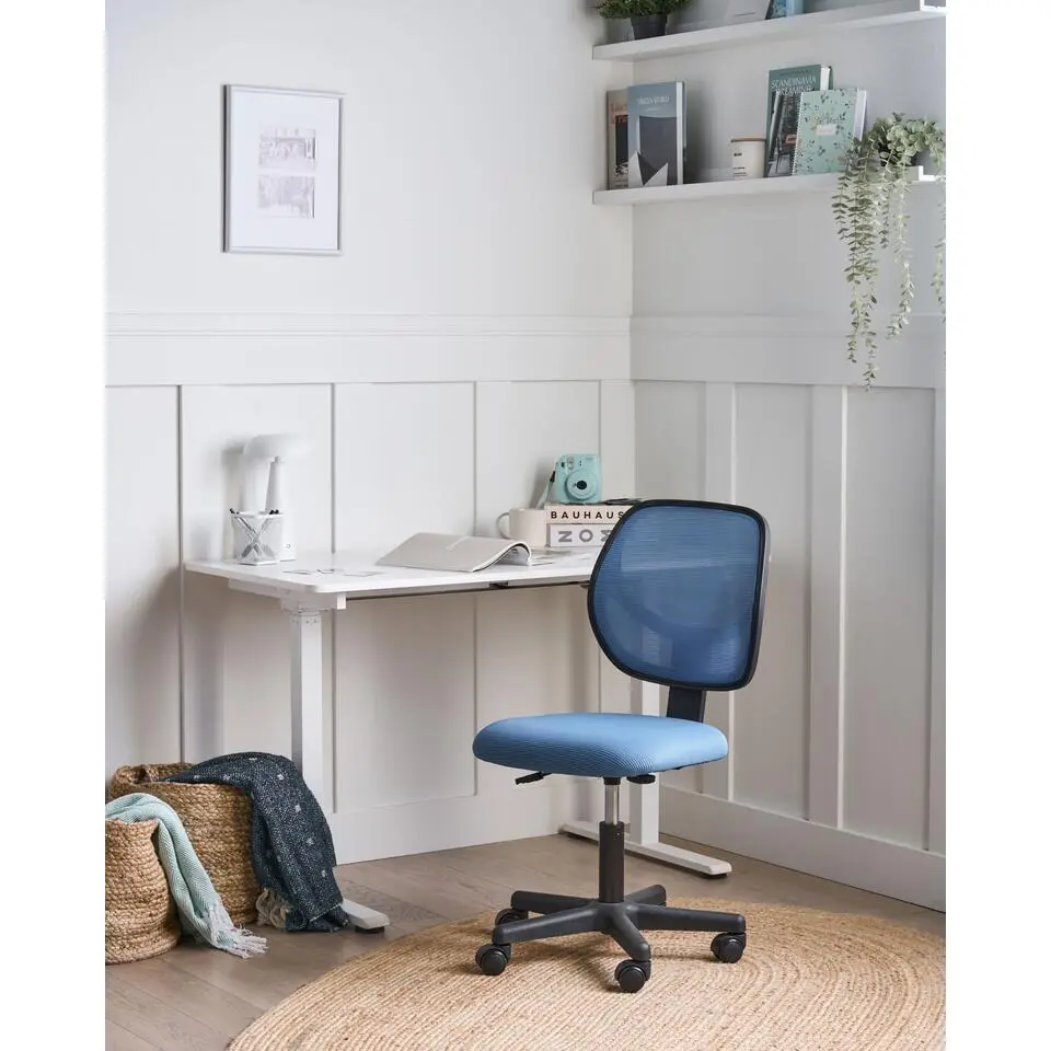 JOYFUL - Bureaustoel - Blauw - Mesh