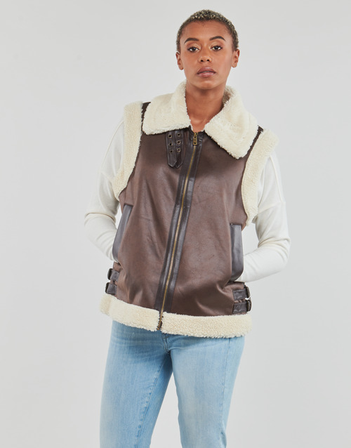 Only - ONLBETTY FAUX SUEDE WAISTCOAT OTW - Marron