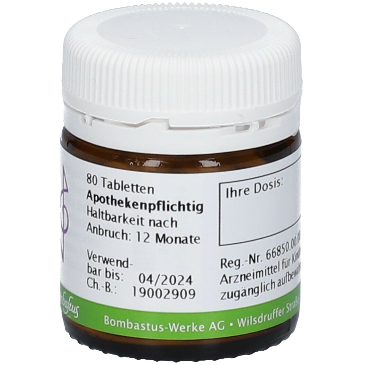 Bombastus Biochemie 19 Cuprum arsenicosum D 6 Tabletten