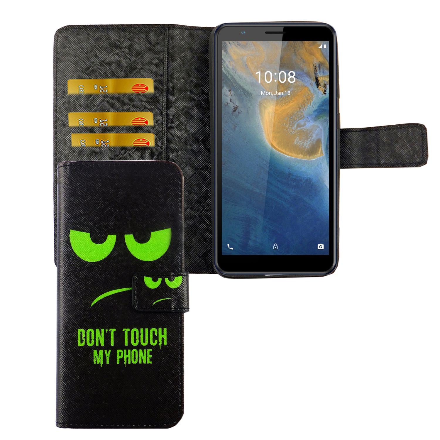 Handyhülle für ZTE Blade A31 Case Cover Schutztasche Schutzhülle Bookstyle Neu