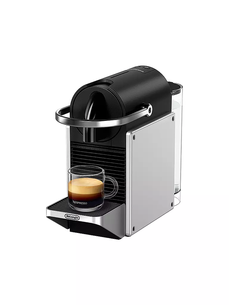 DELONGHI Nespresso Kaffeemaschine PIXIE EN127.S Silber silber
