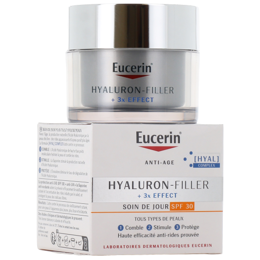 Soin de jour anti-âge Eucerin Hyaluron-Filler +3X Effect SPF30