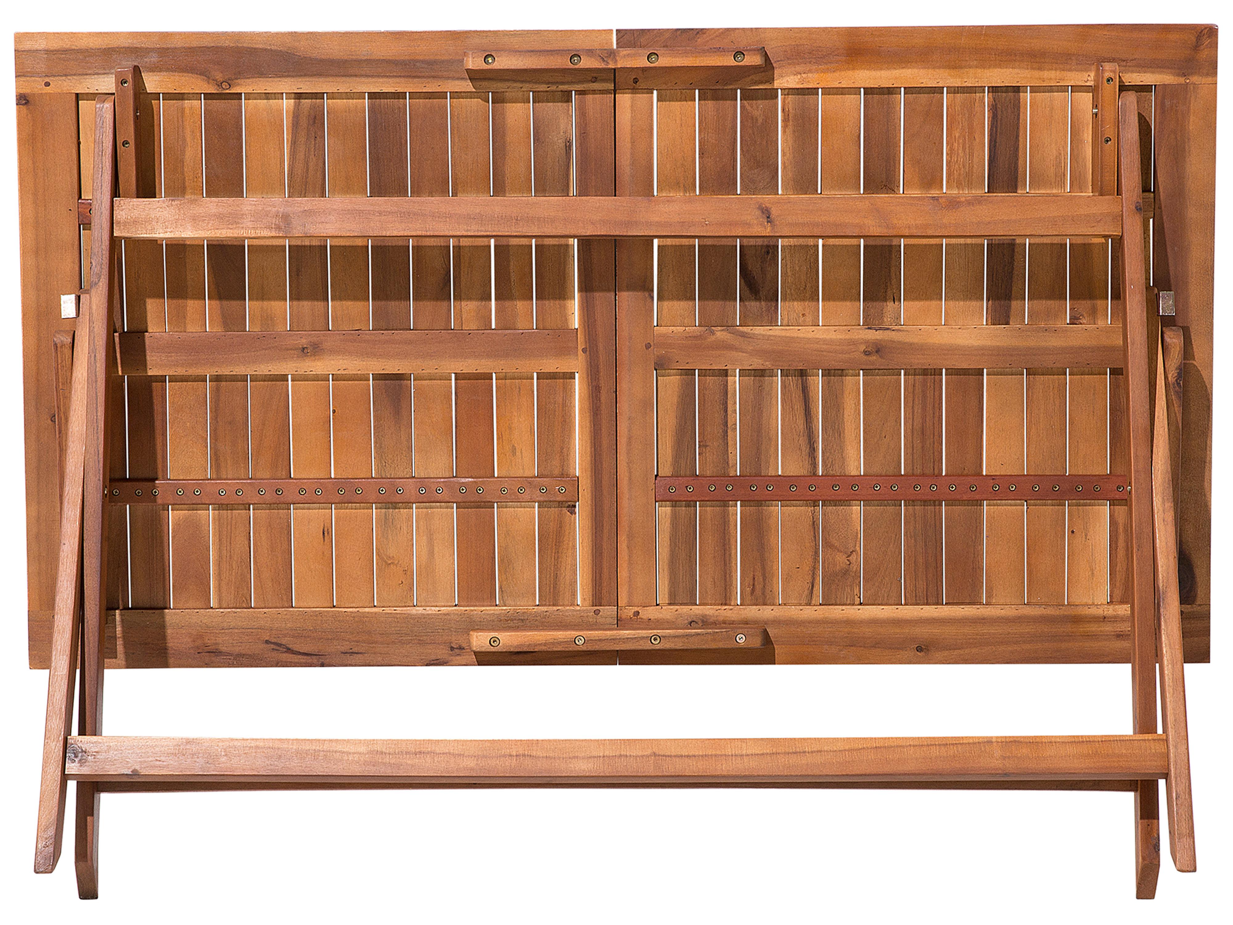 Tuin eettafel CENTO 140 cm 75 cm Acaciahout Bruin