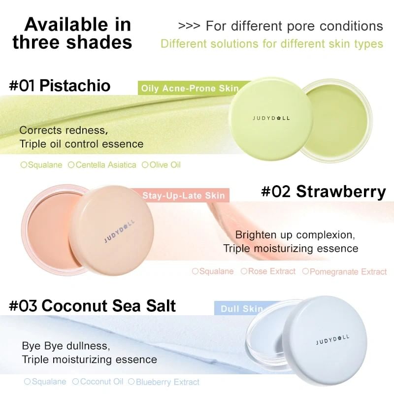 Judydoll - Primer Balm - 3 kleuren