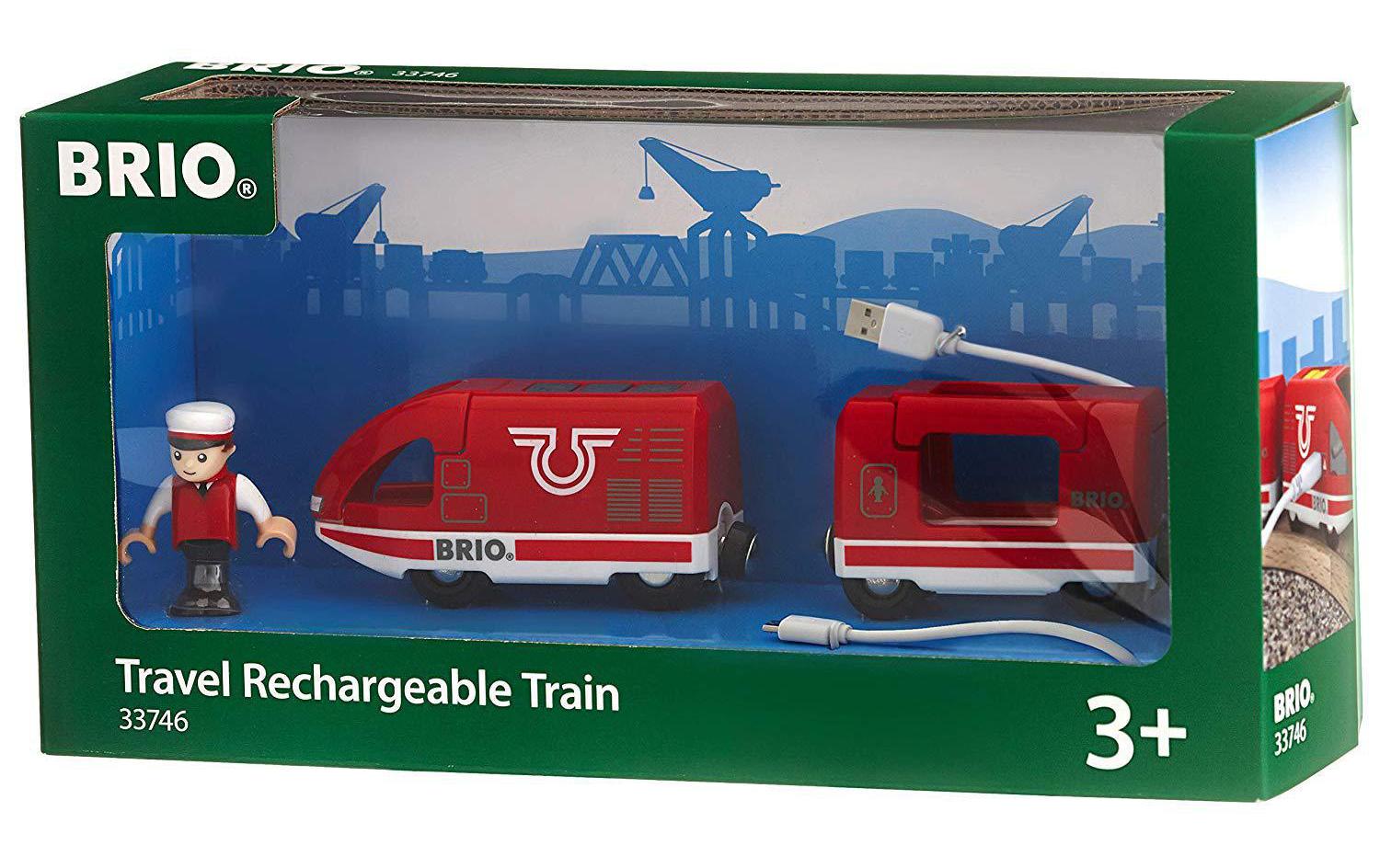 Eisenbahn Roter Akku-ReisezugSpielzeug-Zug