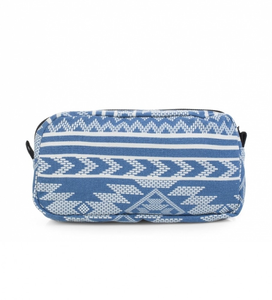 Estojo escolar básico Arsamar, azul - 10x19,5x4,5 cm -