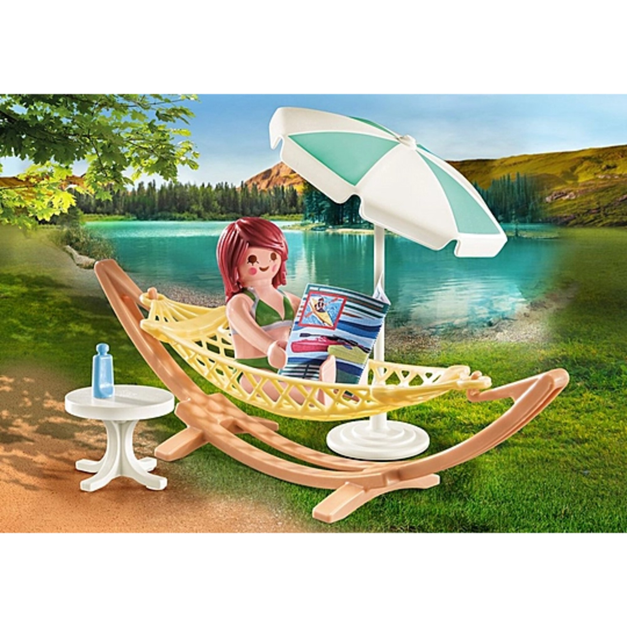 PLAYMOBIL Konstruktionsspielzeug Family Fun Hängematte