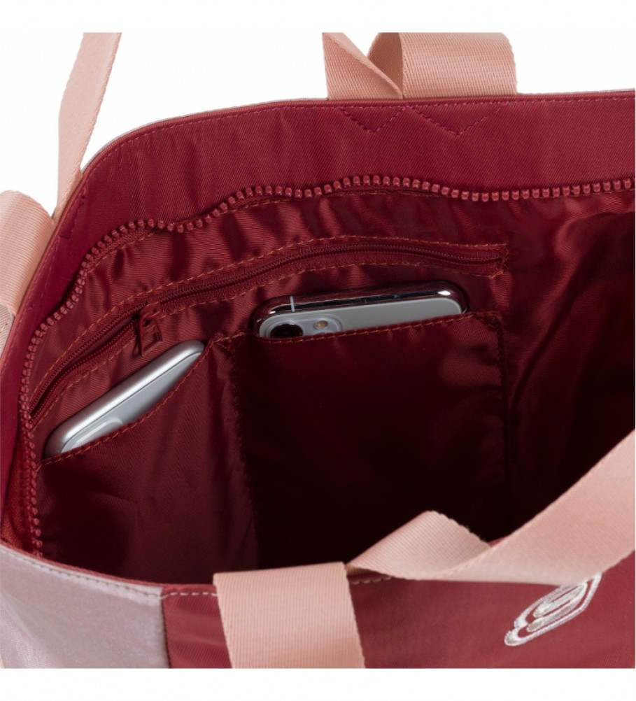 Bolsa tote Skechers S986 rosa - 23x35x17 cm