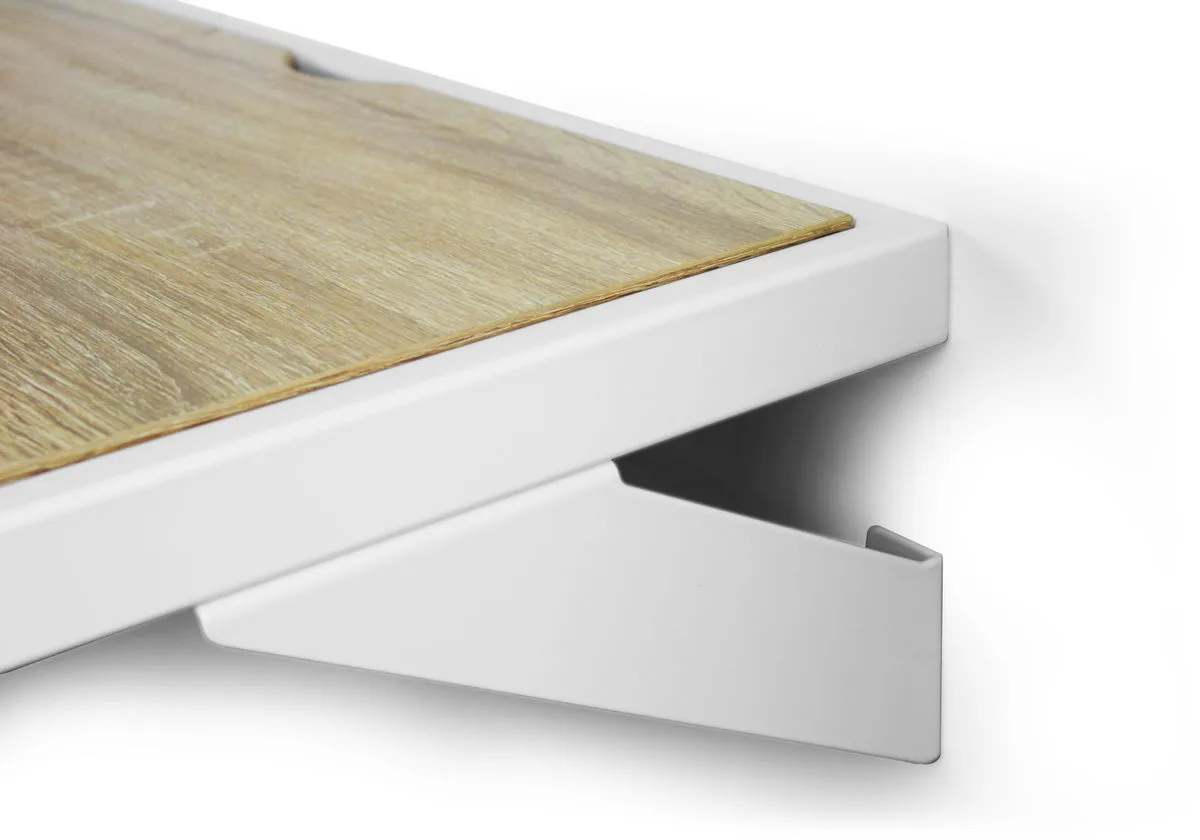 Norstone Esse WS Blanc et Chêne Supports de platine
