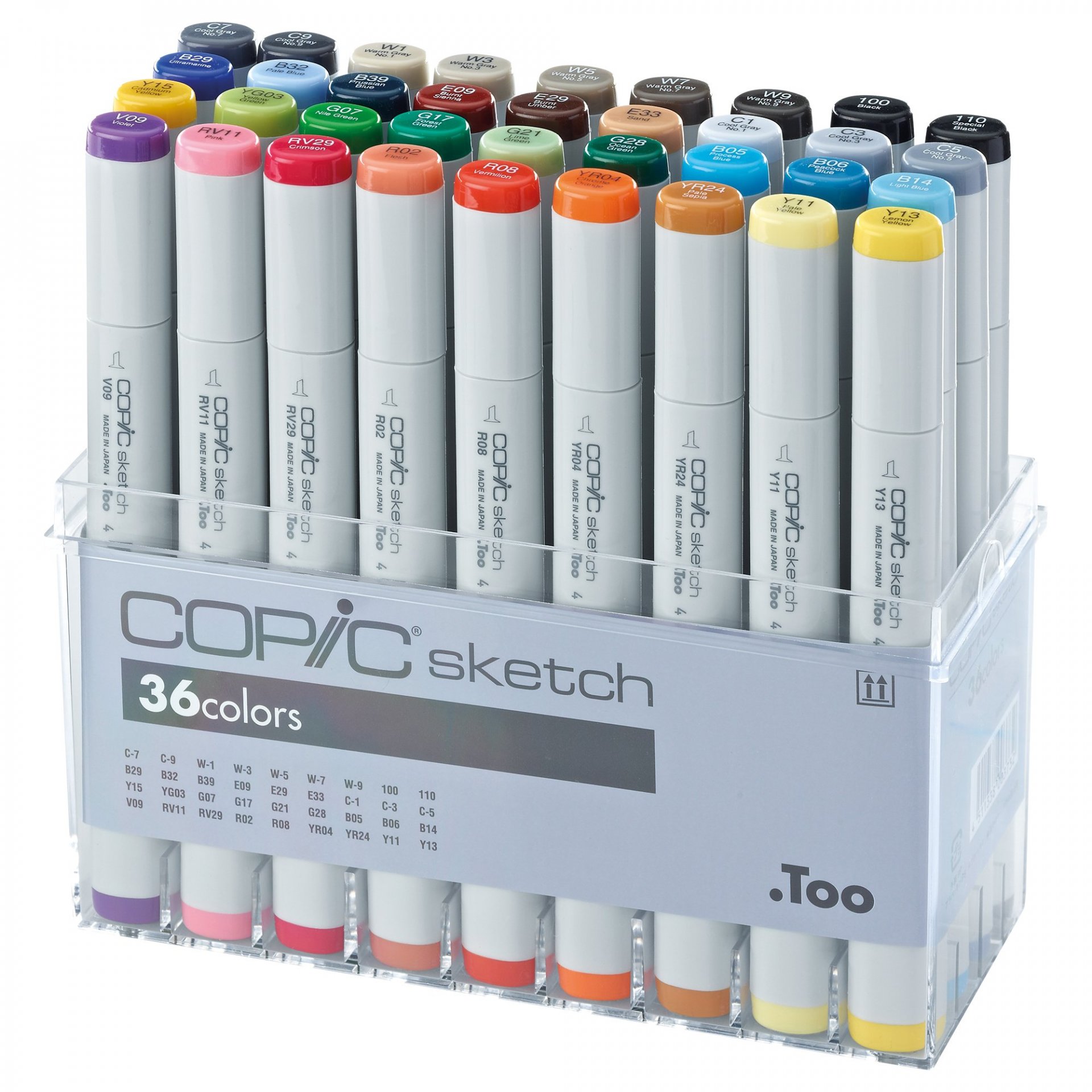 Copic Sketch Sets, 36er-Set