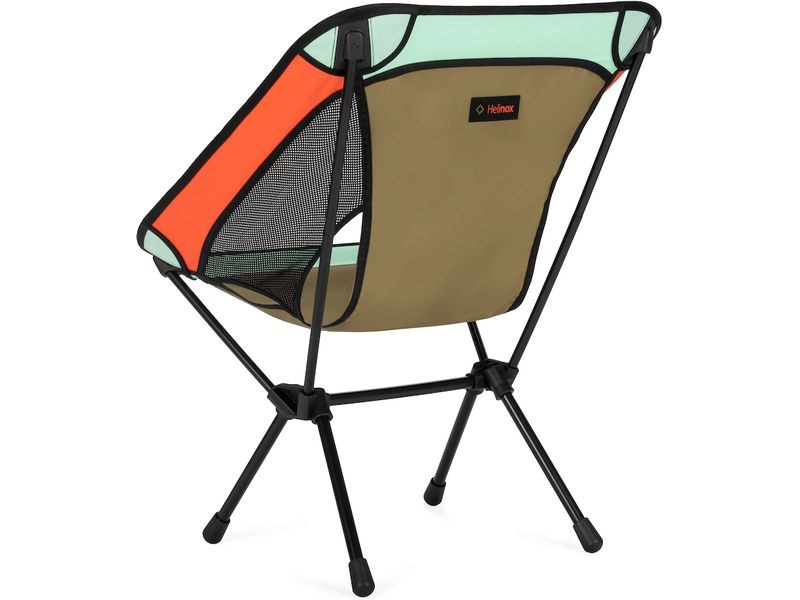 HELINOX Chair One (re) Hellbraun/Mint/Orange Stuhl mit Aluminiumlegierung
